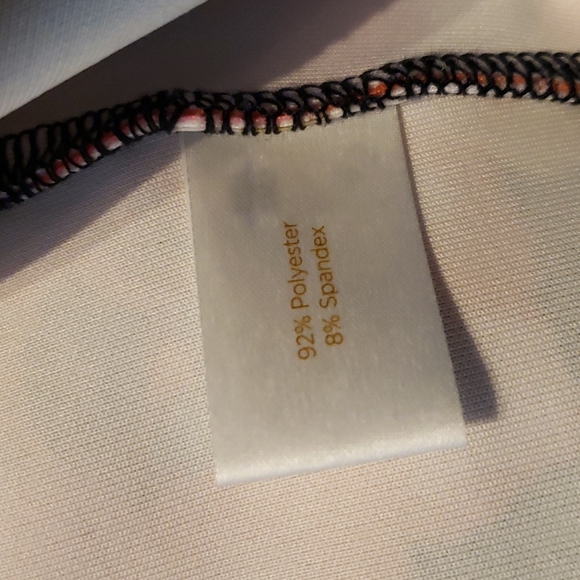 Decree Black Floral Crop Top Size M - Picture 7 of 9